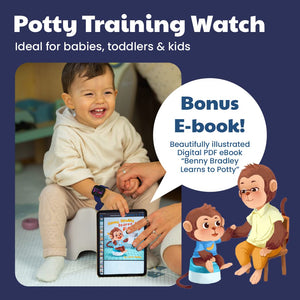 Potty Training Watch with eBook - Navy