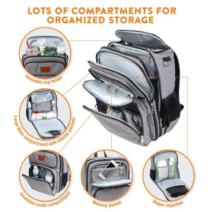 Benny's 3-in-1 Diaper Bag Backpack – Benny Bradley's
